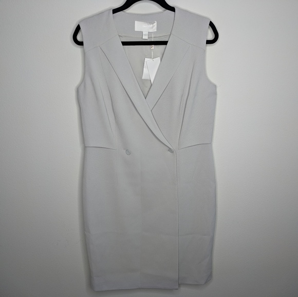 Hugo Boss Dresses & Skirts - Hugo BOSS Damarine V Neck Tuxedo Vest Dress sz 10